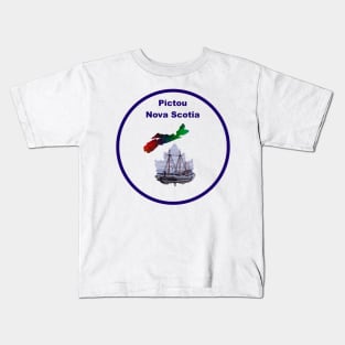 PICTOU Nova Scotia Design Kids T-Shirt